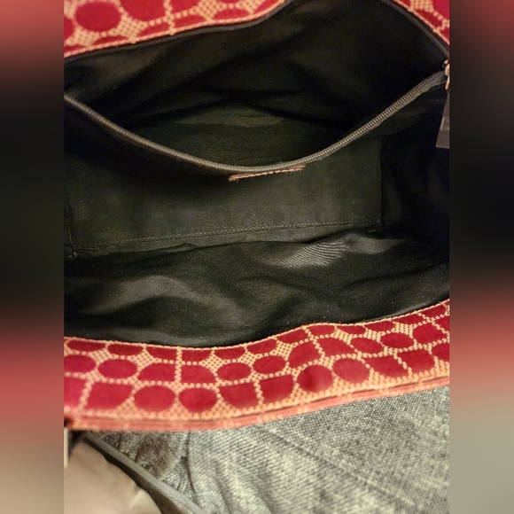 Vintage Kate Spade Classic Dot Noel Pink Shoulderbag Tote Purse - Picture 5 of 16